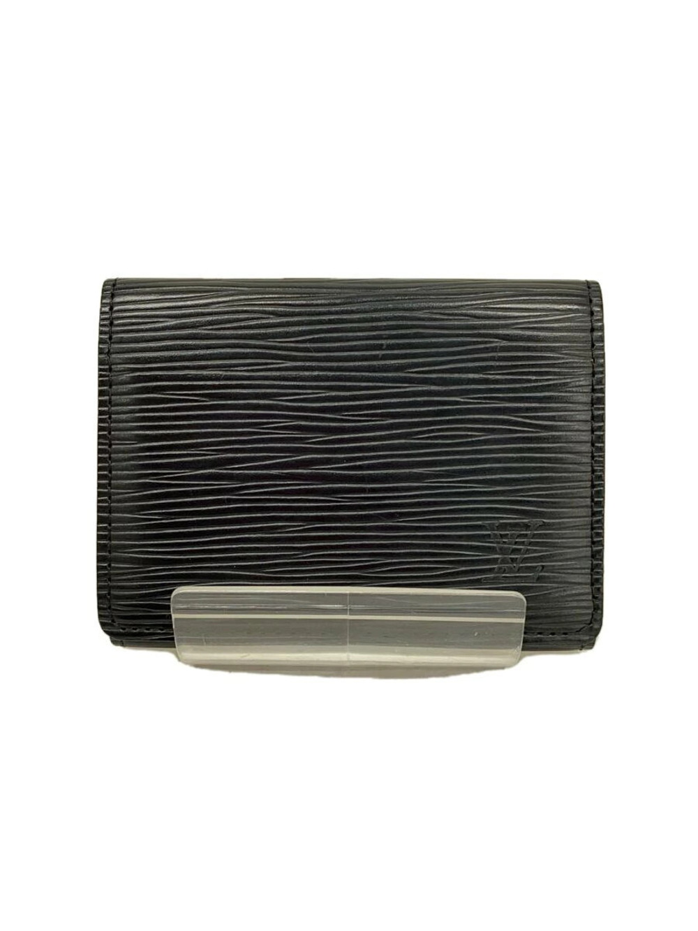 LOUIS VUITTON Envelope Wallet Carte de Visite Epi Black Black
